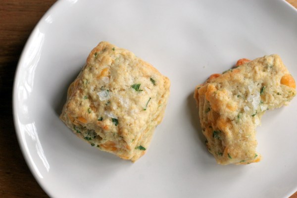 chive and cheddar scone