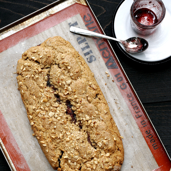 Peanut Butter and Jelly Scones