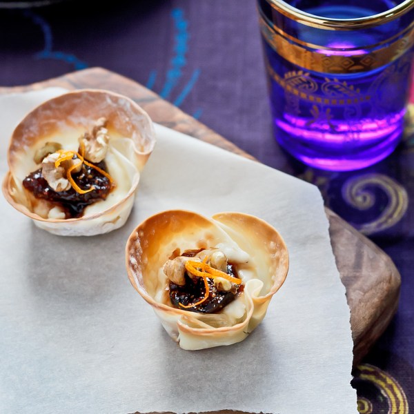 Fig Feta Tartlets with Walnuts